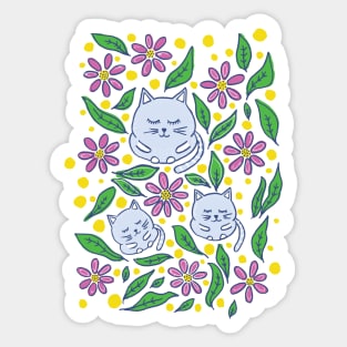 Garden Cats Sticker